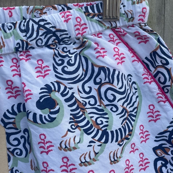 Printfresh Organic Cotton Tiger Queen Pajama Shorts - Picture 4 of 8